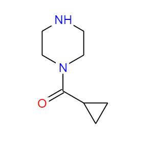 CAS： 59878-57-8，中文名称： 环丙甲酰基哌嗪 英文名称：Cyclopropyl-piperazin-1-yl-methanone 