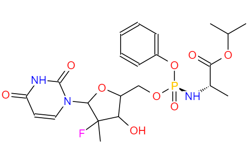 CAS： 1190308-01-0，中文名称： 索非布韦R-磷酸盐 英文名称：PSI-7976 
