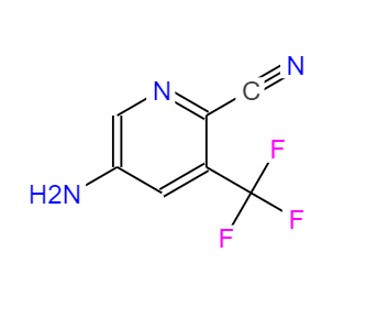 CAS： 573762-62-6，中文名称： 5-氨基-3-(三氟甲基)氰基吡啶 英文名称：5-Amino-3-(trifluoromethyl)pyridine-2-carbonitrile 
