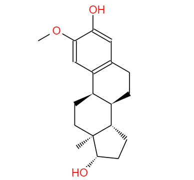  CAS： 362-07-2，中文名称： 2-甲氧雌二醇 英文名称：2-Methoxyestradiol