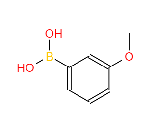 CAS： 10365-98-7，中文名称： 3-甲氧基苯硼酸 英文名称：3-Methoxyphenylboronic acid 