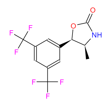 CAS： 875444-08-9，中文名称： (4S,5R)-5-(3,5-二(三氟甲基)苯基)-4-甲基唑烷-2-酮
