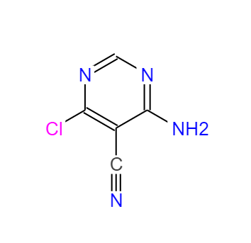 CAS： 60025-09-4，中文名称： 4-氨基-5-氰基-6-氯嘧啶 英文名称：4-Amino-6-chloropyrimidine-5-carbonitrile 