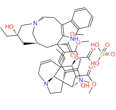 CAS： 143-67-9，中文名称： 硫酸长春碱;长春碱 英文名称：Vinblastine sulfate 
