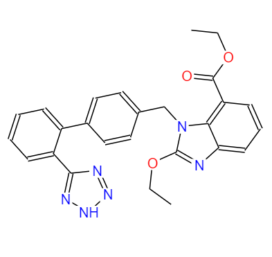 CAS： 139481-58-6，中文名称： 坎地沙坦乙酯 英文名称：CandesartanEthylEster 