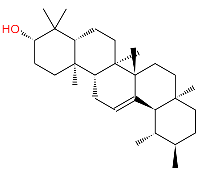 CAS: 638-95-9,中文名称: α-香树精 英文名称:α-Amyrin