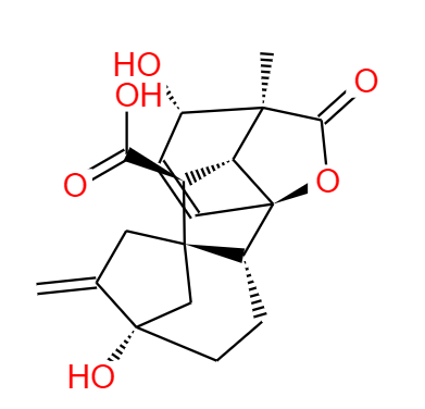 CAS: 77-06-5,中文名称: 赤霉素 英文名称:Gibberellic acid
