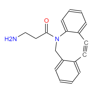 CAS： 1255942-06-3，中文名称： 氮杂二苯并环辛炔胺 英文名称：Azadibenzocylooctyne-amine 