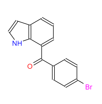  CAS： 91714-50-0，中文名称： 7-(4-溴苯甲酰)吲哚 英文名称：7-(4-Bromobenzoyl)indole