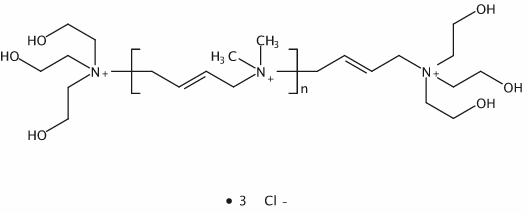  CAS： 75345-27-6，中文名称： 聚季铵盐-1 英文名称：Polyquaternium-1