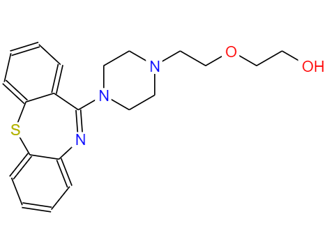 CAS： 111974-69-7，英文名称：Quetiapine 