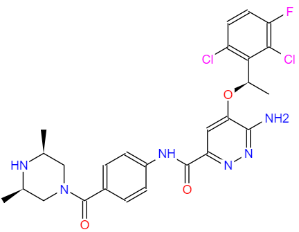 CAS： 1370651-20-9，英文名称：Ensartinib 