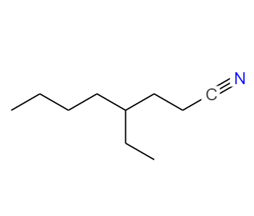 CAS： 60631-16-5，英文名称：4-ethyloctanenitrile 