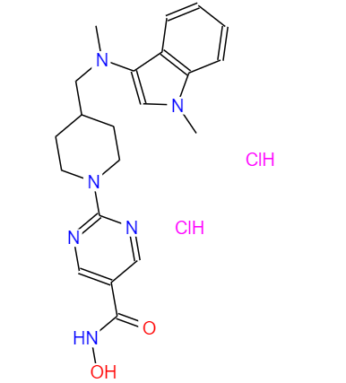 CAS： 875320-31-3，中文名称： Quisinostat 二盐酸盐 英文名称：JNJ26854165 2HCl 