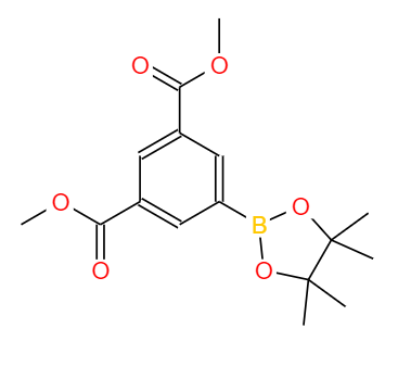 CAS：944392-68-1，中文名称：3,5-双(甲氧羰基)苯硼酸片呐醇酯 英文名称：3,5-Bis(methoxycarbonyl)phenylboronic acid pinacolester