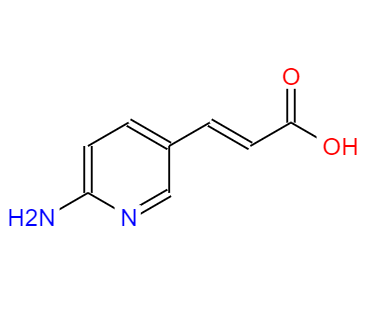 CAS： 167837-43-6，中文名称： (E)-3-(6-氨基吡啶-3-基)丙烯酸 英文名称：(E)-3-(6-Aminopyridin-3-yl)acrylicacid 