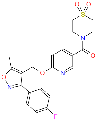 CAS： 1159600-41-5，中文名称： 巴米沙尼 英文名称：Basmisanil;RG-1662; RO5186582 