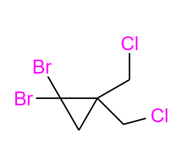 CAS： 98577-44-7，中文名称： 1,1-二溴-2,2-二(氯甲基)环丙烷 英文名称：1,1-Dibromo-2,2-bis(chloromethyl)cyclopropane