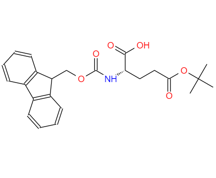 CAS： 71989-18-9，中文名称： Fmoc-O-叔丁基-L-谷氨酸 英文名称：Fmoc-Glu(OtBu)-OH 