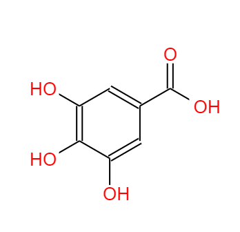 CAS： 149-91-7，中文名称： 没食子酸 英文名称：Gallic acid 