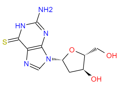 CAS： 789-61-7，中文名称： 6-巯基-2'-脱氧鸟苷 英文名称：6-THIO-2'-DEOXYGUANOSINE 