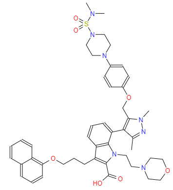 CAS： 1668553-26-1，英文名称：A-1210477 