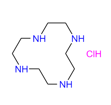 CAS： 10045-25-7，中文名称： 轮环藤宁盐酸盐 英文名称：Cyclen Tetrahydrochloride 