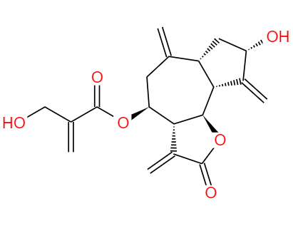 CAS： 35730-78-0，中文名称： 菜蓟苦素 英文名称：Cynaropicrin 