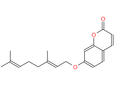 CAS： 495-02-3，中文名称： 橙皮油内酯 英文名称：Auraptene 