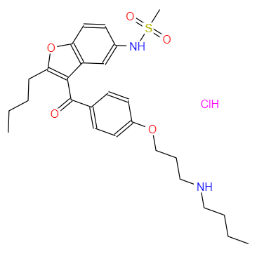 CAS： 197431-02-0，中文名称： 去丁基决奈达隆盐酸盐 英文名称：Desbutyl Dronedarone Hydrochloride 