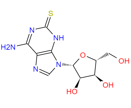 CAS： 43157-50-2，中文名称： 腺苷-2-硫酮 英文名称：Adenosine,1,2-dihydro-2-thioxo-; 