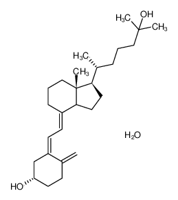 CAS： 63283-36-3，中文名称： 骨化二醇 一水物 英文名称：Calcifediol Monohydrate 