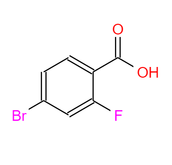 CAS： 112704-79-7，中文名称： 2-氟-4-溴苯甲酸 英文名称：4-BroMo-2-fluorobenzoic acid 