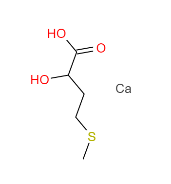 CAS： 4857-44-7，中文名称： 2-羟基-4-甲硫基丁酸 钙盐 英文名称：2-Hydroxy-4-(methylthio)butyric acid calcium salt 