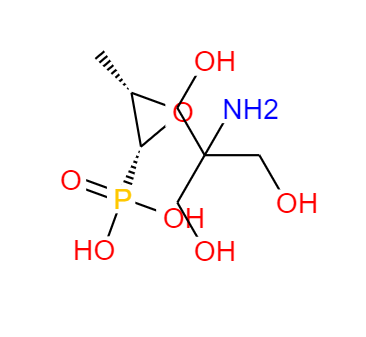 CAS： 78964-85-9，中文名称： 磷霉素氨丁三醇 英文名称：FosfomycinTromethamine 