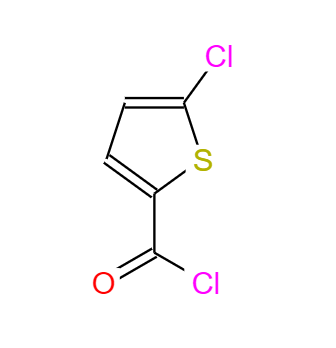  CAS： 42518-98-9，中文名称： 2-氯-5-噻吩甲酰氯 英文名称：5-Chlorothiophene-2-carbonyl chloride