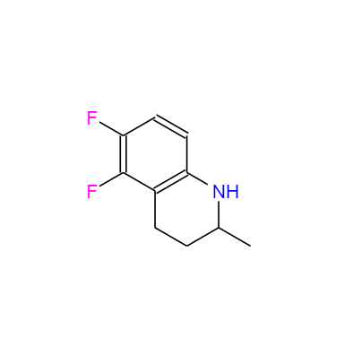 CAS：80076-46-6，中文名称： 5,6-二氟-2-甲基-1,2,3,4-四氢喹啉 英文名称：5,6-Difluoro-1,2,3,4-tetrahydro-2-methylquinoline