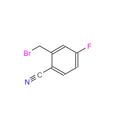  CAS： 421552-12-7，中文名称： 2-氰基-5-氟溴苄 英文名称：2-Cyano-5-fluorobenzyl bromide