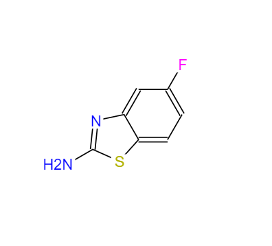 CAS： 20358-07-0，中文名称： 2-氨基-5-氟苯并噻唑 英文名称：2-Amino-5-fluorobenzothiazole 
