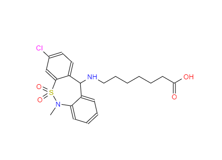 CAS： 66981-73-5，中文名称： 噻奈普汀 英文名称： Tianeptine 
