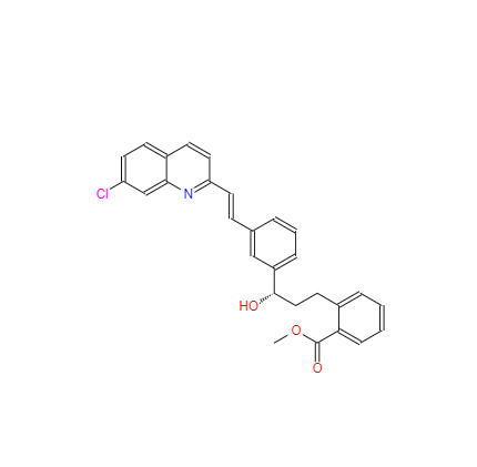 CAS：142569-69-5，中文名称： 2-[3-(S)-[3-[2-(7-氯-2-喹啉基)乙烯基]苯基]-3-羟基丙基]苯甲酸甲酯