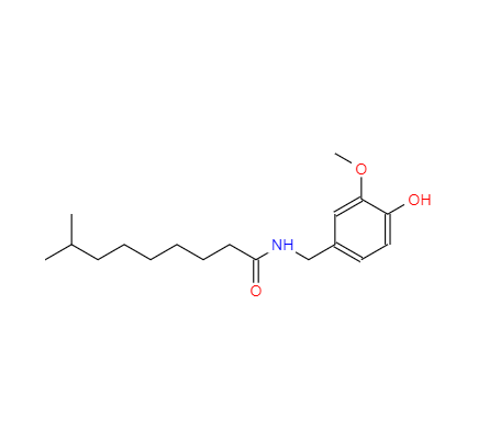  CAS： 19408-84-5，中文名称： 二氢辣椒碱 英文名称：Dihydrocapsaicin