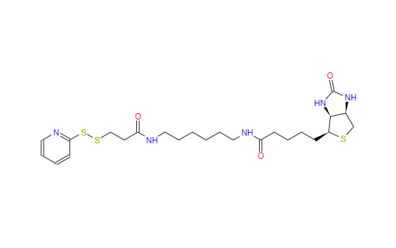  CAS： 129179-83-5，中文名称： N-(6-[生物素胺]己基)-3’-(2’-吡啶二硫)丙酰胺 英文名称：Biotin HPDP