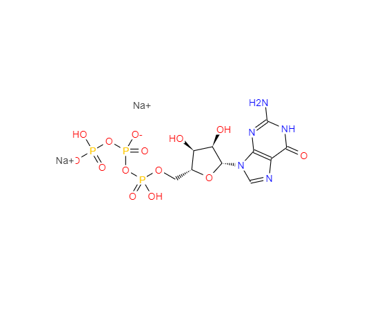 CAS： 56001-37-7，中文名称： 三磷酸鸟苷二钠盐 英文名称： Gridine 5'-triphosphate disodium salt 
