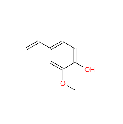 CAS： 7786-61-0，中文名称： 4-乙烯基愈创木酚 英文名称：4-Vinylguaiacol 