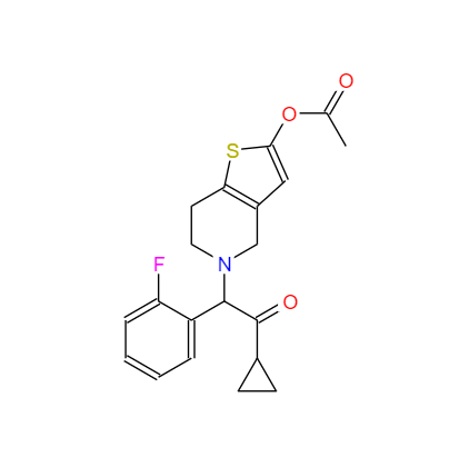 CAS： 150322-43-3，中文名称： Prasugrel 