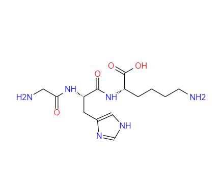  CAS： 49557-75-7，中文名称： 蓝铜胜肽 英文名称： Copper Tripeptide-1