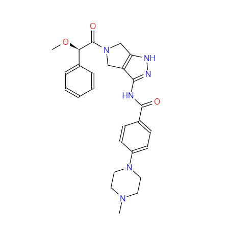 CAS： 827318-97-8，中文名称： 达鲁舍替 英文名称：Danusertib 