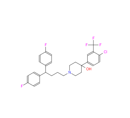 CAS： 26864-56-2，中文名称： 五氟利多 英文名称：Penfluridol 