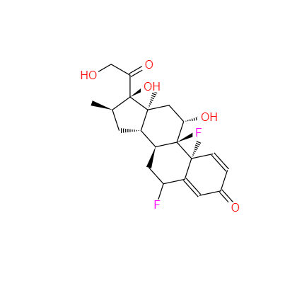CAS： 2135-17-3，中文名称： 氟米松(双氟美松) 英文名称：Flumethasone 